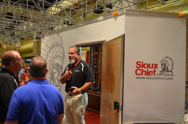 Sioux Chief exhibited a fully equipped trailer, featuring some of the latest innovative Sioux Chief products.
