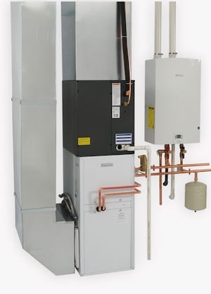 Bosch Hydronic Air Handling Unit with Greentherm Tankless Water Heater