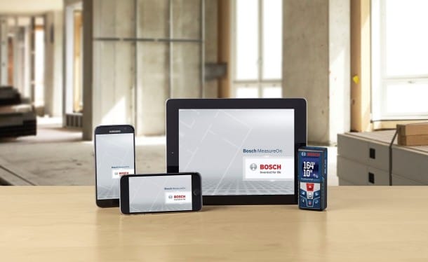 The new Bosch MeasureOn app, users get a clear digital overview of all project details – including floor plans, measurements, photos and notes.
