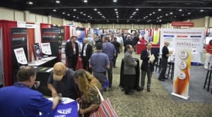 Attendees walk the aisles at the 2017 Eastern Energy Expo in Hershey, Pennsylvania.