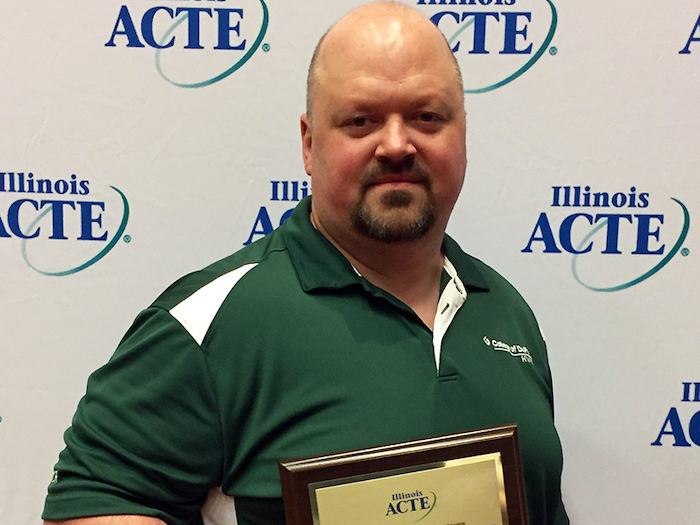 Bob Clark, College of DuPage, HVACR, trade school, Technical Educator of the Year by the Illinois Association for Career and Technical Education (IACTE)
