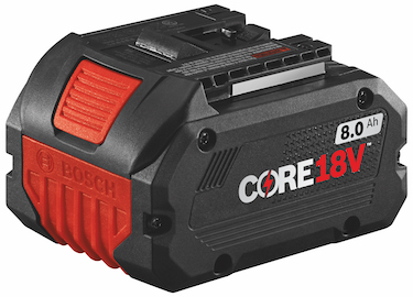 Bosch GBA18V80 CORE18V Performance 18V Lithium-Ion 8.0 Ah Battery 