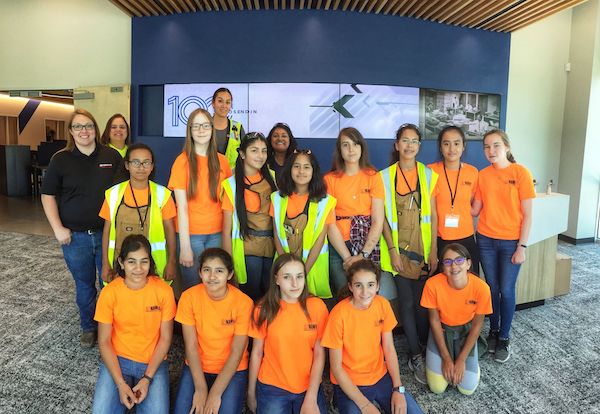 Rosendin Sponsors Austin’s First Construction Camp For Girls, women in construction, girls in construction, construction