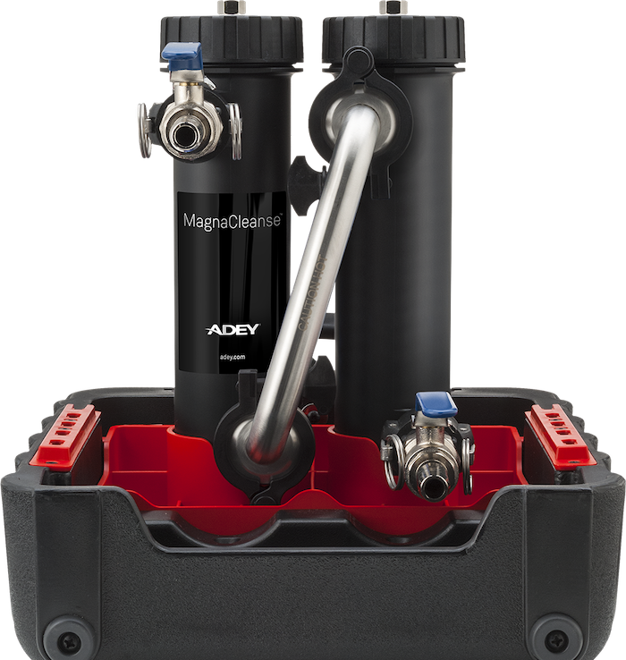ADEY MagnaCleanse, ADEY Magnacleanse hydronic system flushing, hydronics, boiler service