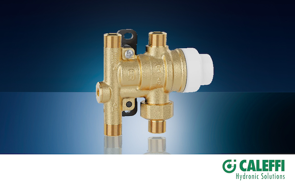 4-port scald protection valve for point-of-use applications, Caleffi 5212 Series SinkMixer, Caleffi North America, plumbing, scald protection