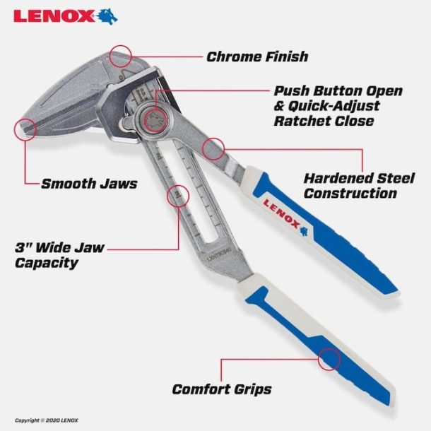Lenox pliers wrench graphic