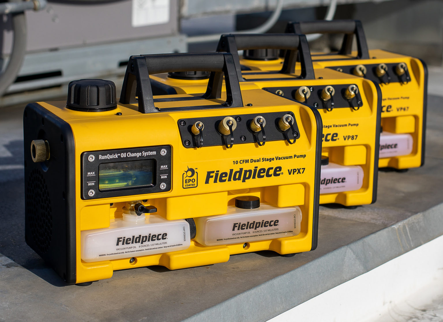 Fieldpiece Instruments Launches Three New Vacuum Pumps for the HVAC