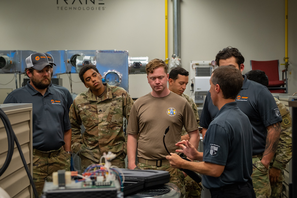 Trane by Trane Technologies, HVAC, training, Trade Trade Warriors program, military service members, SkillBridge