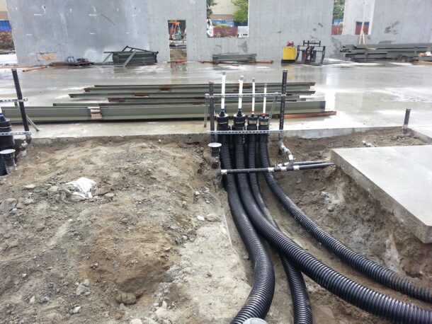 Uponor, Prefabricated Radiant Mats, hydronics, construction, Heat-Interface Units, Flexible Underground Pre-Insulated Piping Systems