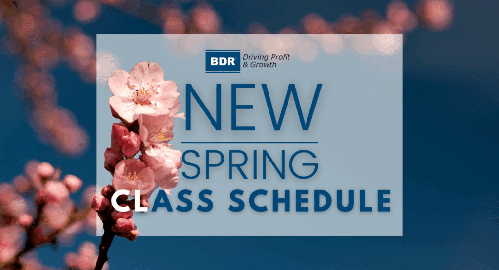 BDR helps home service contractors gain competitive edge with new spring training courses