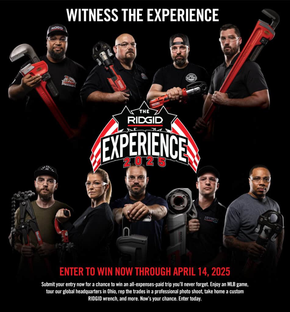 Win a Spot at the 2025 RIDGID® Experience